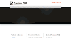 Desktop Screenshot of precisionpmd.com